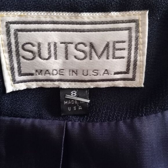 VINTAGE NAVY SUITSME BLAZER SZ.8 EUC - Picture 5 of 6
